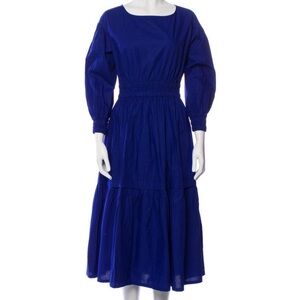 Apiece Apart Blue Cotton Dress